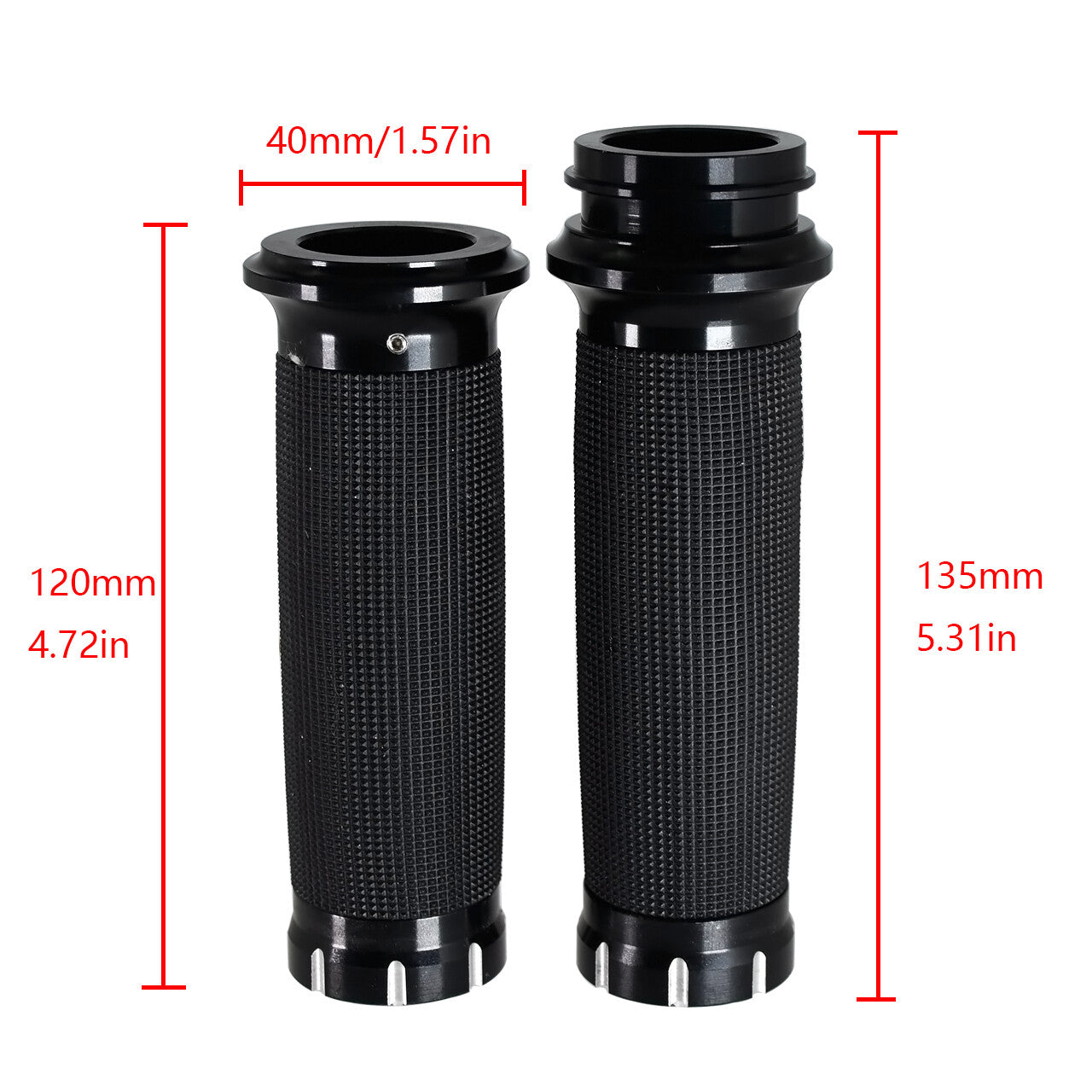 Black 1 Electronic Throttle Handlebar Hand Grips for Harley Road Electra Glide