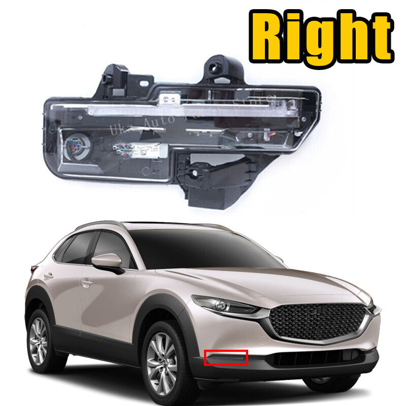 Right For 2020-2023 for Mazda CX-30 LED Fog Lamp Daytime Running Light Fog Lights