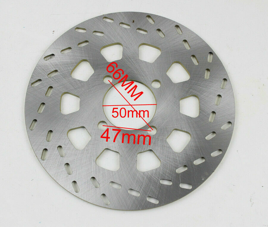 Black 200MM 50MM Steel Rear Disc Brake Rotor For Some 150-250CC ATV Taotao Sunl