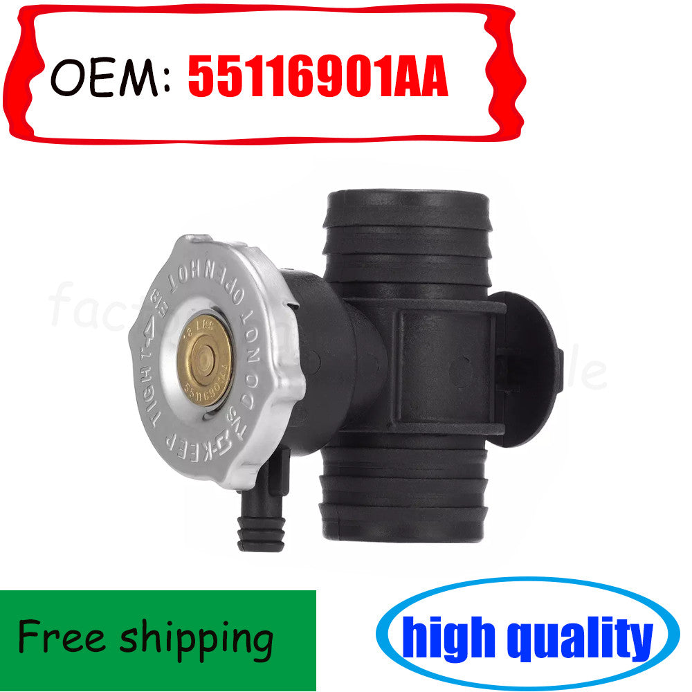 Coolant Neck Radiator Hose Connector & Cap for Chrysler for Jeep for Dodge 52028974AA n