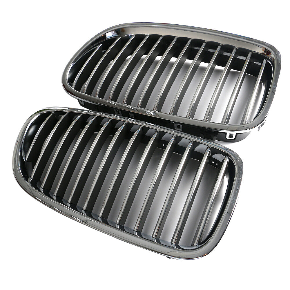 2 Front Hood Kidney Grille Left+Right Fits 09-13 for BMW 5 Series F10 F11 528i 535i