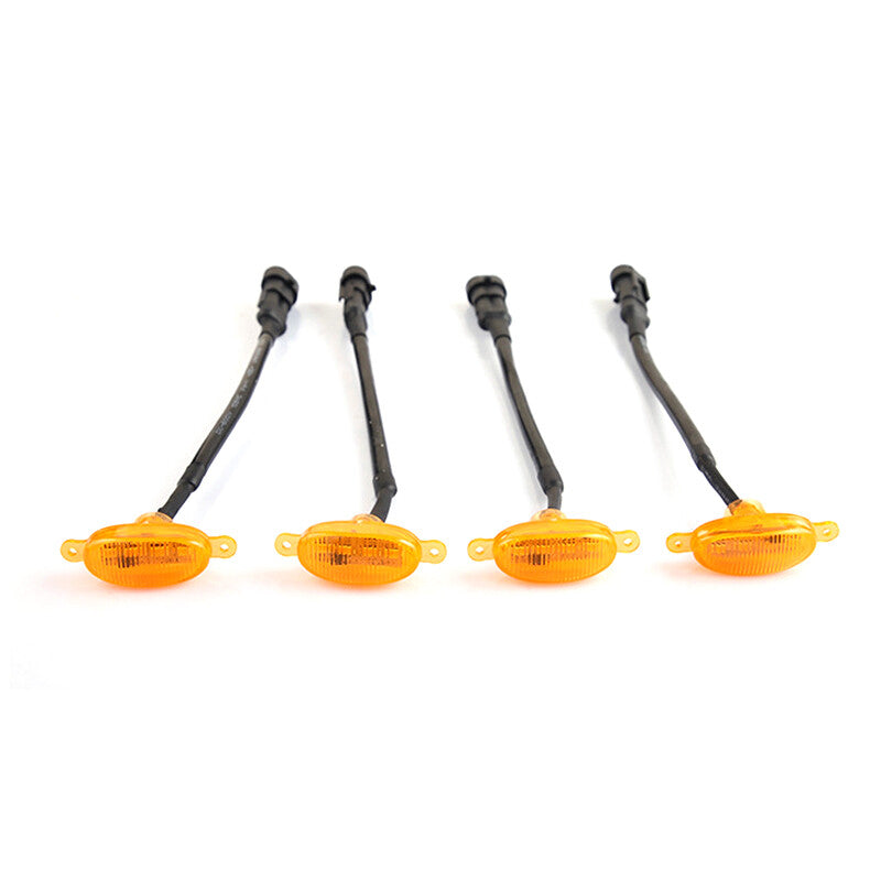 4pcs Amber Lens LED Front Bumper Grille Light Fit for Explorer 2016-2019 v