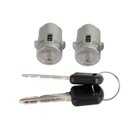 Door lock cylinder kit with 2 keys suitable for GMC for Cadillac trucks and 2001-2006 SUVs D1- n