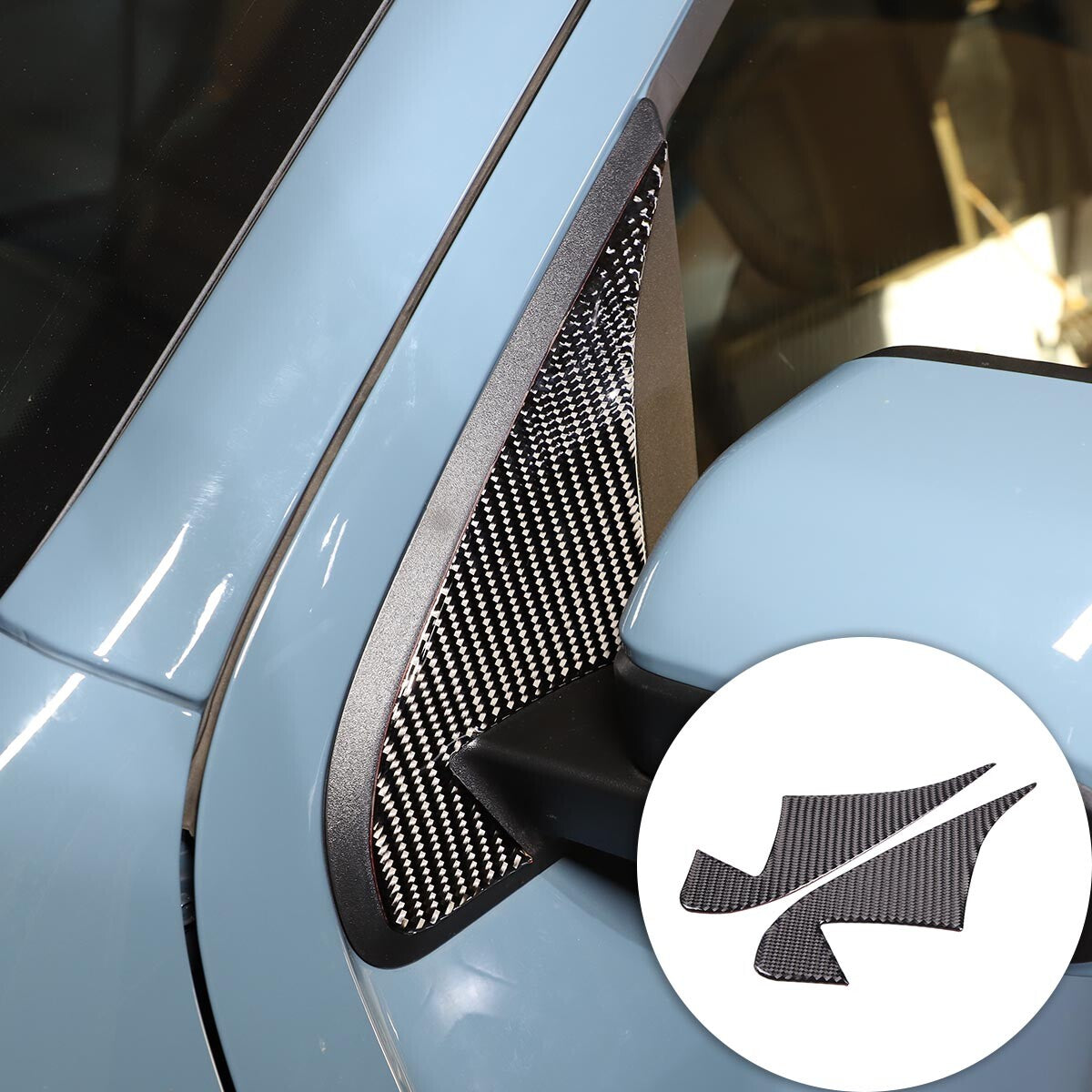 4-Pack Red Interior Inner Door Slat Cover Trim for Tundra 2022-2023- v