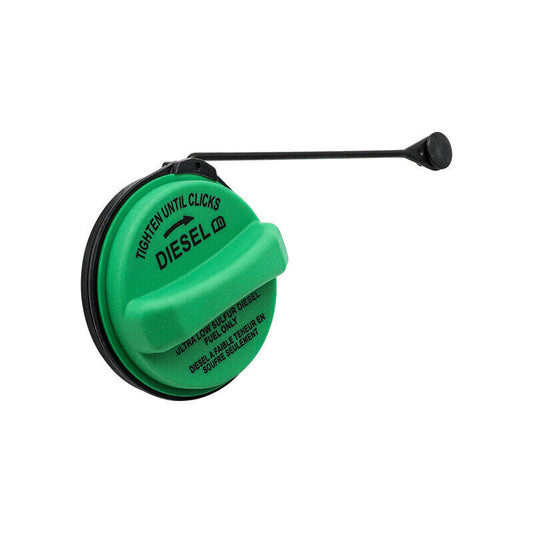 New  for ford  F250 F350 Super Duty Diesel Fuel Tank Gas Cap w Tether Green FC1068 Q