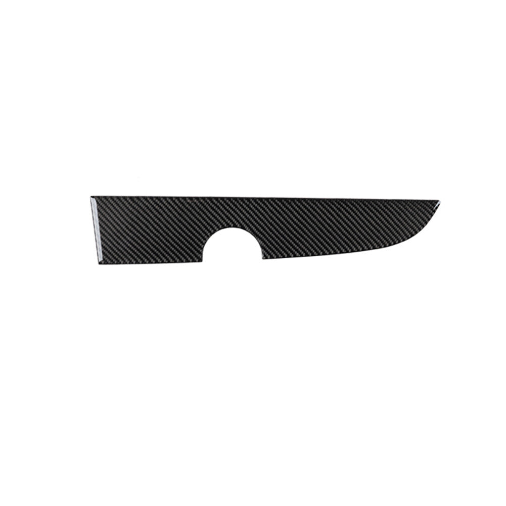 Carbon Fiber Interior Glove Box Panel Cover Trim Sticker For 2012-2015 for Fiat 500