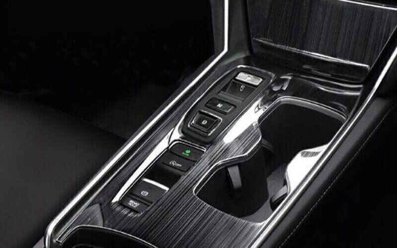 ABS Red Center Gear Shift Rear Cup Holder Frame Trim for Tacoma 2016 - 2022- v