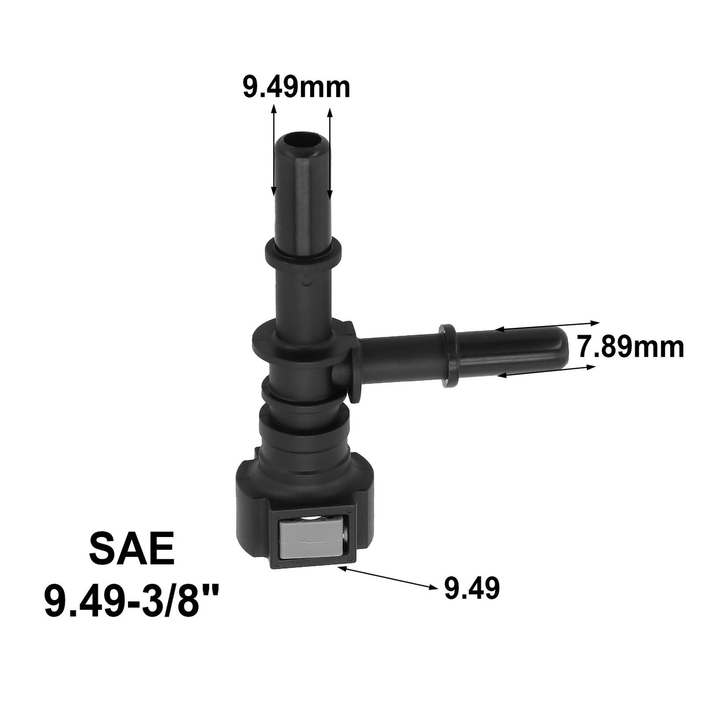 Convenient quick-release connector for car fuel hoses, easy maintenance.