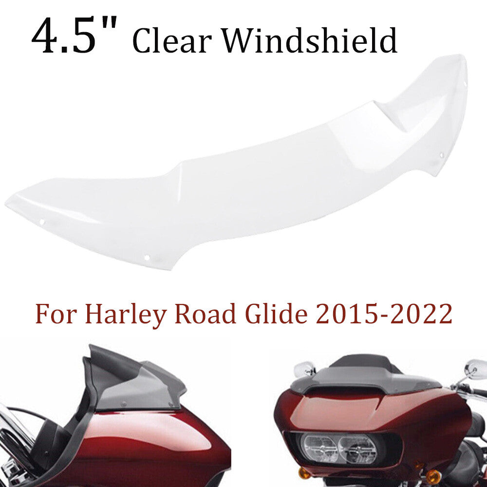 4.5-inch wave windshield suitable for Harley Road Glide Special FLTRXS 2015-2022- n