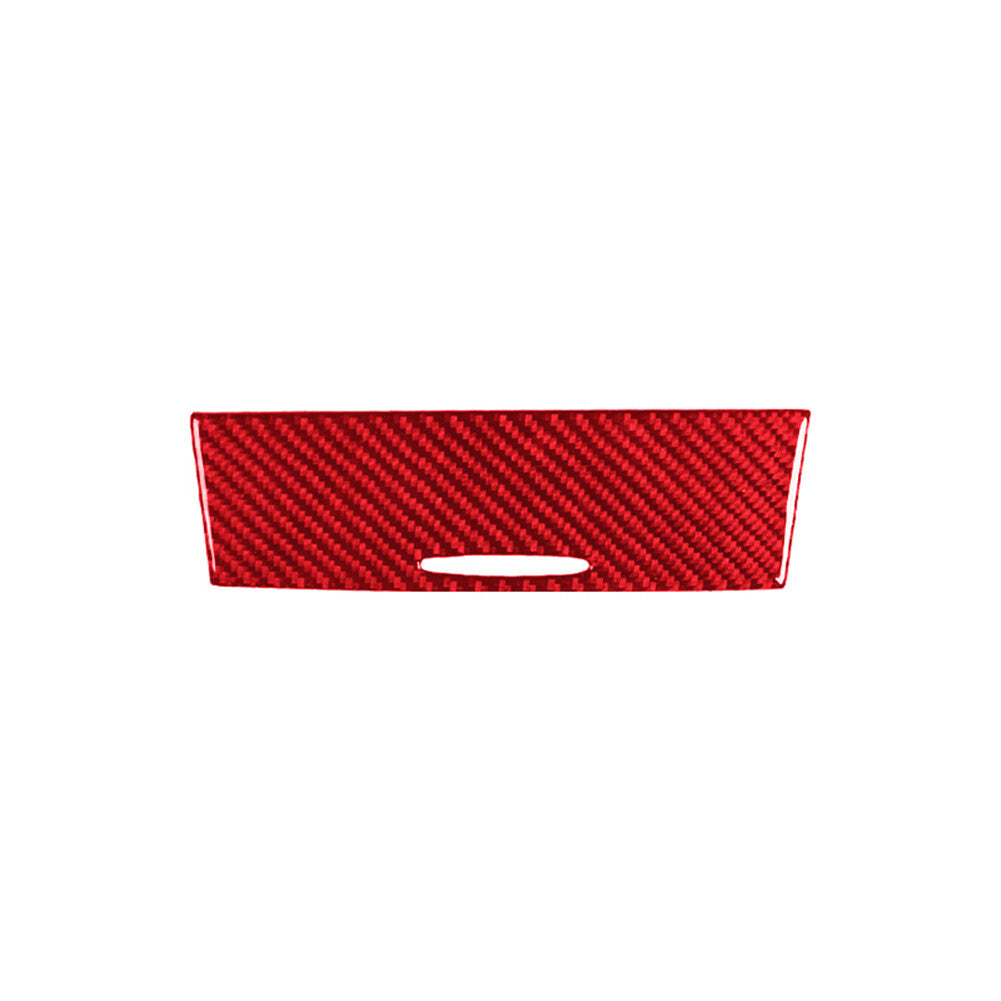 Red Carbon Fiber Interior Cover Trim Fit for Chrysler 300 2015-Up