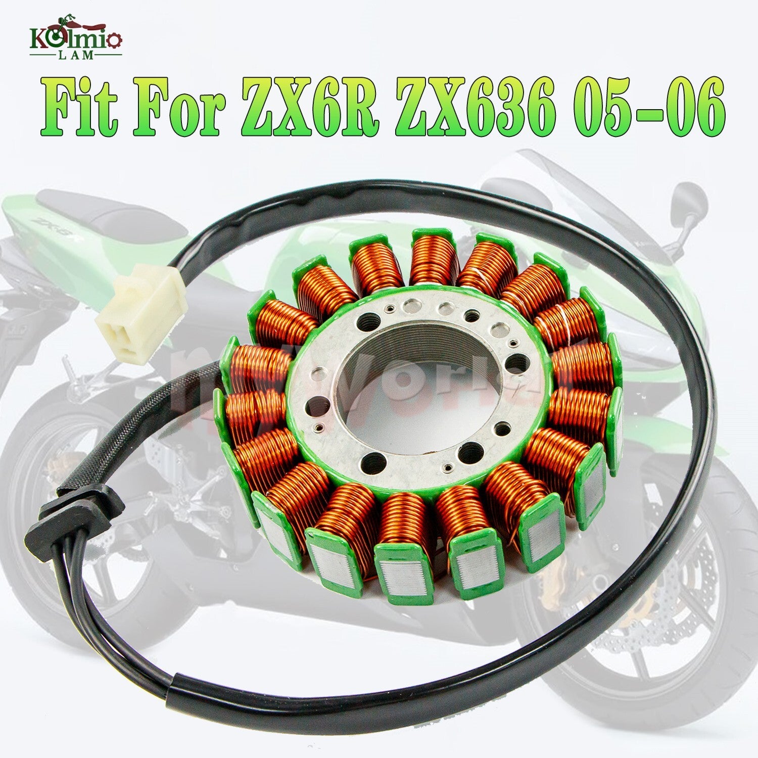 Fit for 2005-2006 for Kawasaki ZX6R ZX636 Stator Coil Magneto Generator
