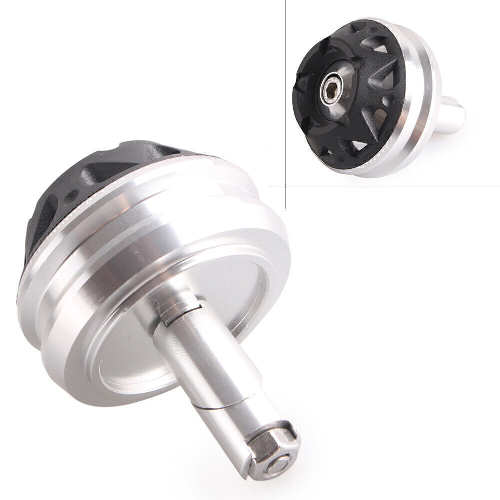 Motorbike Aluminum Rear Fork Wheel Frame Slider for BMW R1200GS 2013-2017 Silver