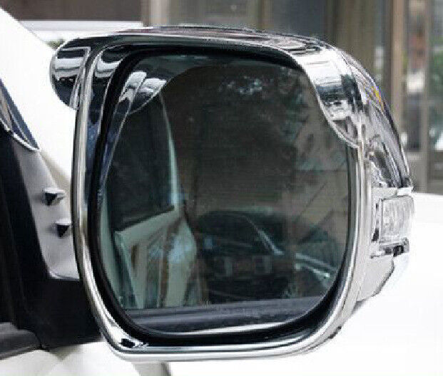 for Toyota for Land Cruiser LC200 2013-21 Chrome Rear View Mirror Eyebrow Frame Trim