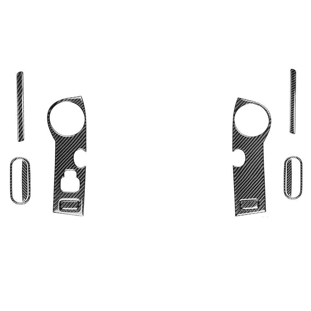 Red Carbon Fiber Front Speedometer Cover Trim For Discovery Sport 2015-2019 v