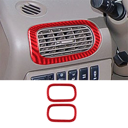 5Pcs Carbon Fiber Speedometer Ring Frame Trim Cover For Tundra 2007-2013 v