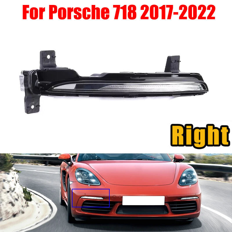 RH DRL Fog Light for Porsche 718 2017-2022 LED Daylight Running Lamp 982953041B