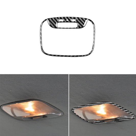 Carbon Fiber Rear Top Reading Light Cover Trim for Mitsubishi Lancer 2008-2015