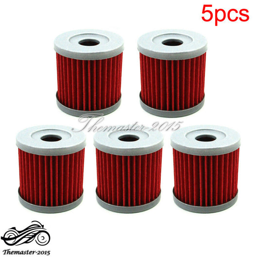 5x Oil Filter for Suzuki DRZ 400 400E 400S 400SM LTZ400 LTR450 for Kawasaki KFX400 Q