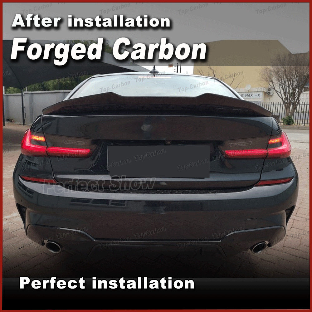 for BMW G20 330i M340i G80 M3 2019-23 Forge Carbon Rear Trunk Boot Spoiler Wing