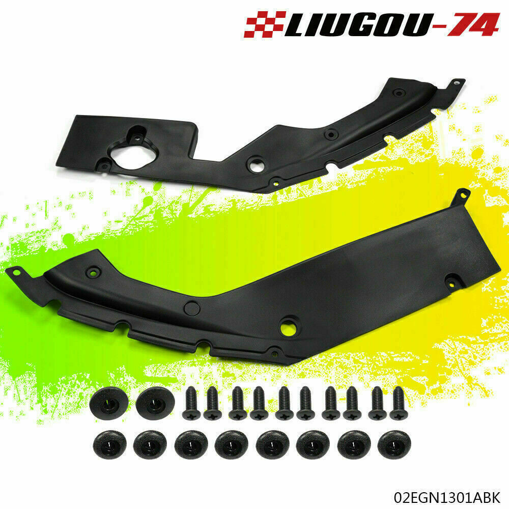 Fits for Honda for Civic 10th Generation 2016 - 2018 Hood Side Panel Cover 2 Pieces - v
