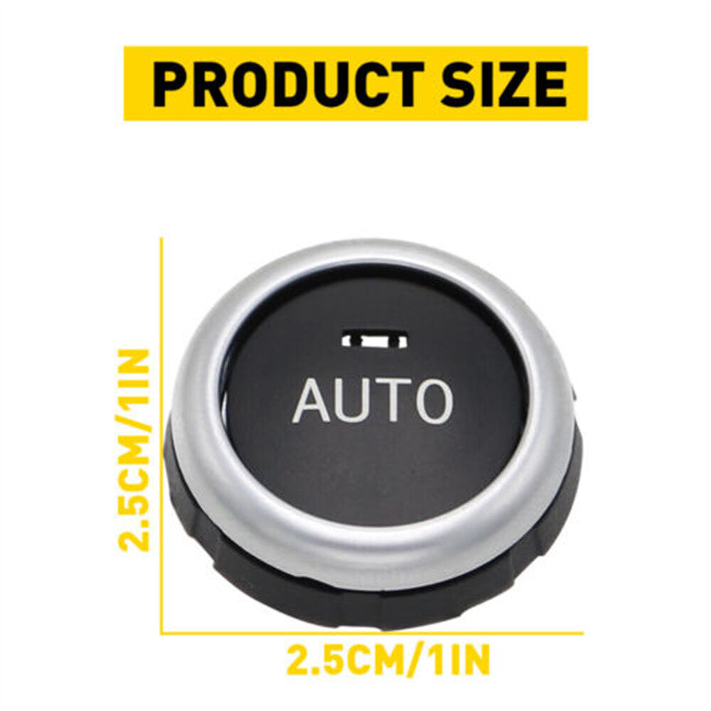 Front/Rear AC Climate Control Knob Button Cover for BMW X5 14-16 X6 15-16 Q