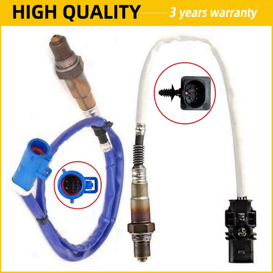 2pcs For 2014-2019  for ford  Fiesta 1.6L Turbocharged Upstream+Down Oxygen O2 Sensor Q