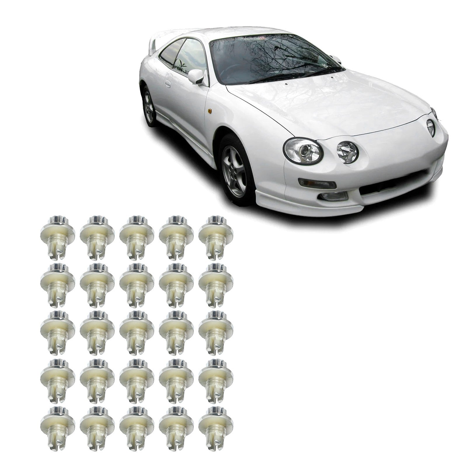25 Pcs Wheel Rim Rivets Lip Rivets Nuts Q