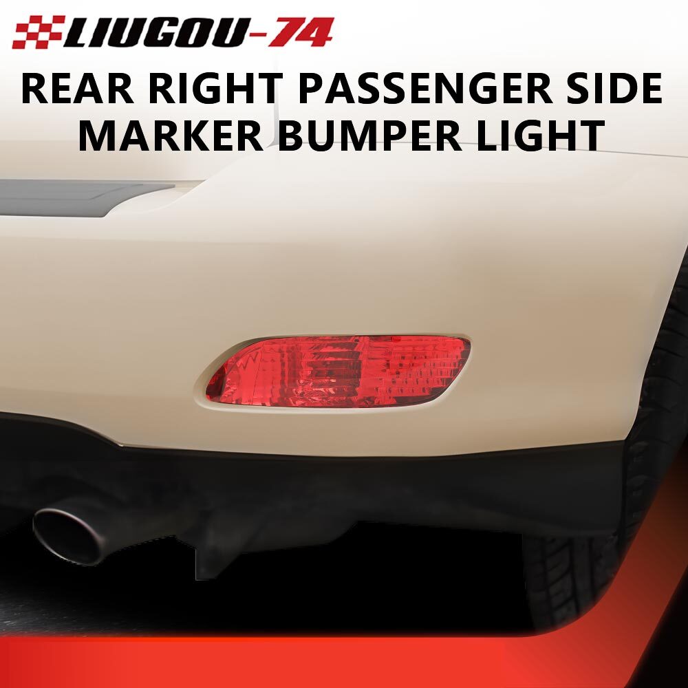 Fit for Lexus RX330 RX350 RX400H 2004 - 2009 Rear Right Side Marker Bumper Lights - v