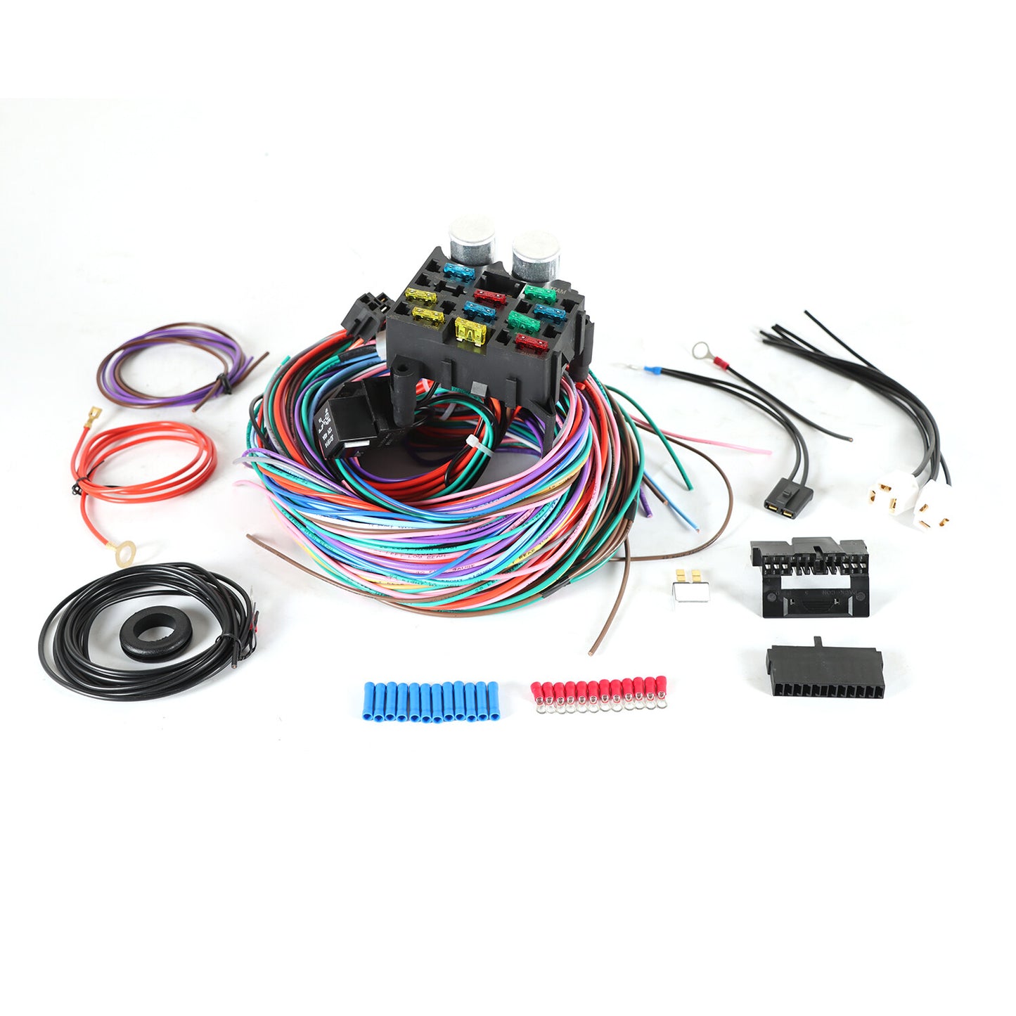 Universal Extra Long Wires 21 Circuit Wiring Harness for Chevy for Ford for Jeep for Ford