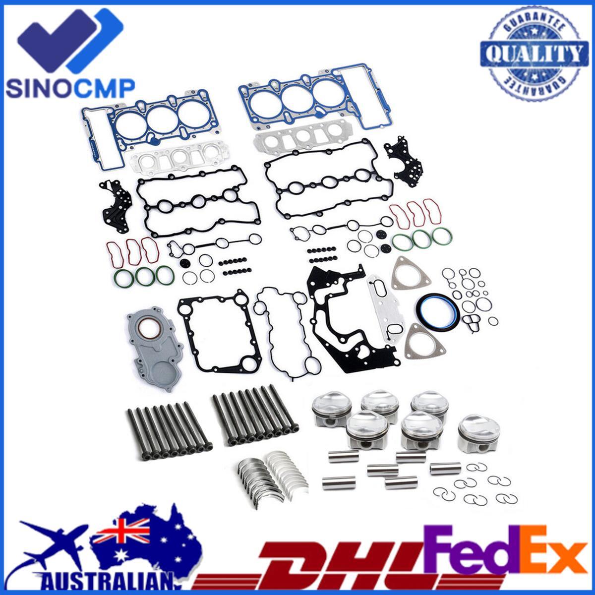 Engine Pistons Gasket Overhaul Rebuild Kit for Audi A5 A6 A7 for A8 S4 S5 Q5 Q7 3.0T
