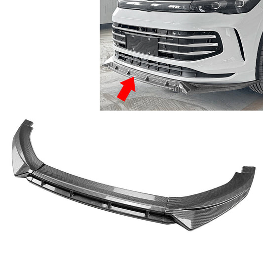 Front Bumper Lip Spoiler Splitter for VW for Tiguan MK3 Standard Edition 2024-25
