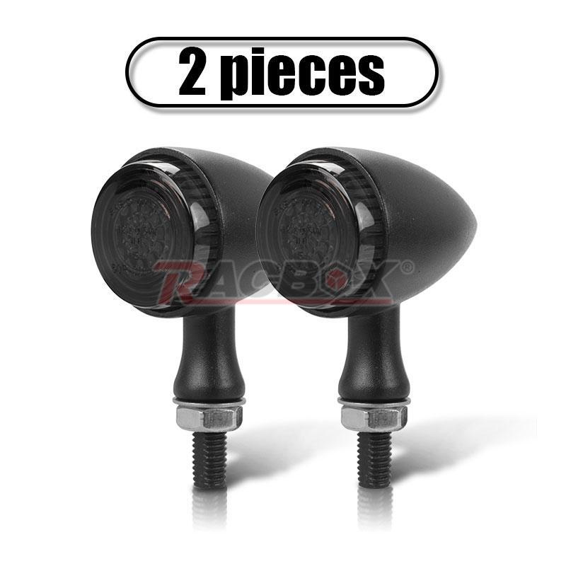 Bullet LED Motorcycle Turn Signals Indicator Amber Blinker Light Universal Lamp