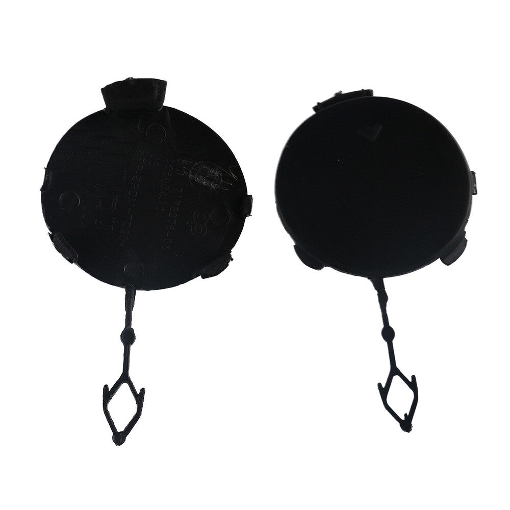 2X Front Bumper Tow Eye Hook Cover Cap Left+Right Unpainted For X6 E71 2008-2011 Q