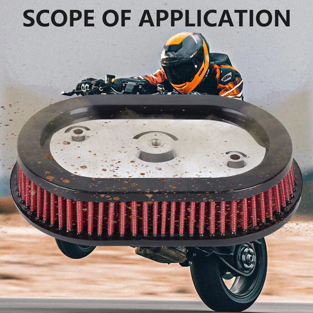 Air Filter Cleaner Element Replacement for Harley M8 Softail 18-23 Touring 17-23 Q