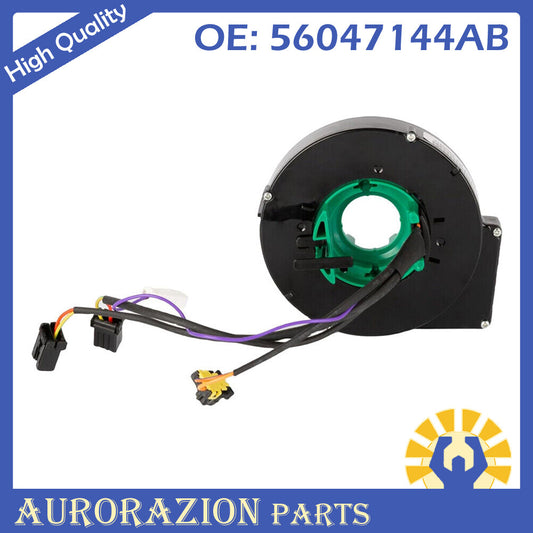 Clock spring 56047144AB is suitable for Jeep for Wrangler TJ 2003-2006, for Wrangler 2.4L and 4.0L models. (04-06) n