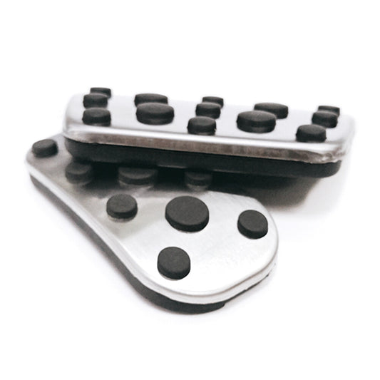 Stainless Steel Brake Gas Pedals Cover for Toyota for Land Cruiser Prado LC150 10-22 Q