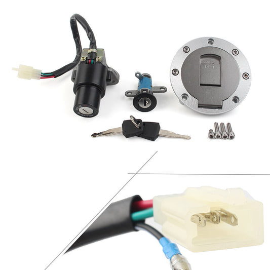 Ignition Switch Lock Fuel Gas Cap Key Set for Yamaha TZR125 TZM150 TZR150 TDM850 Q