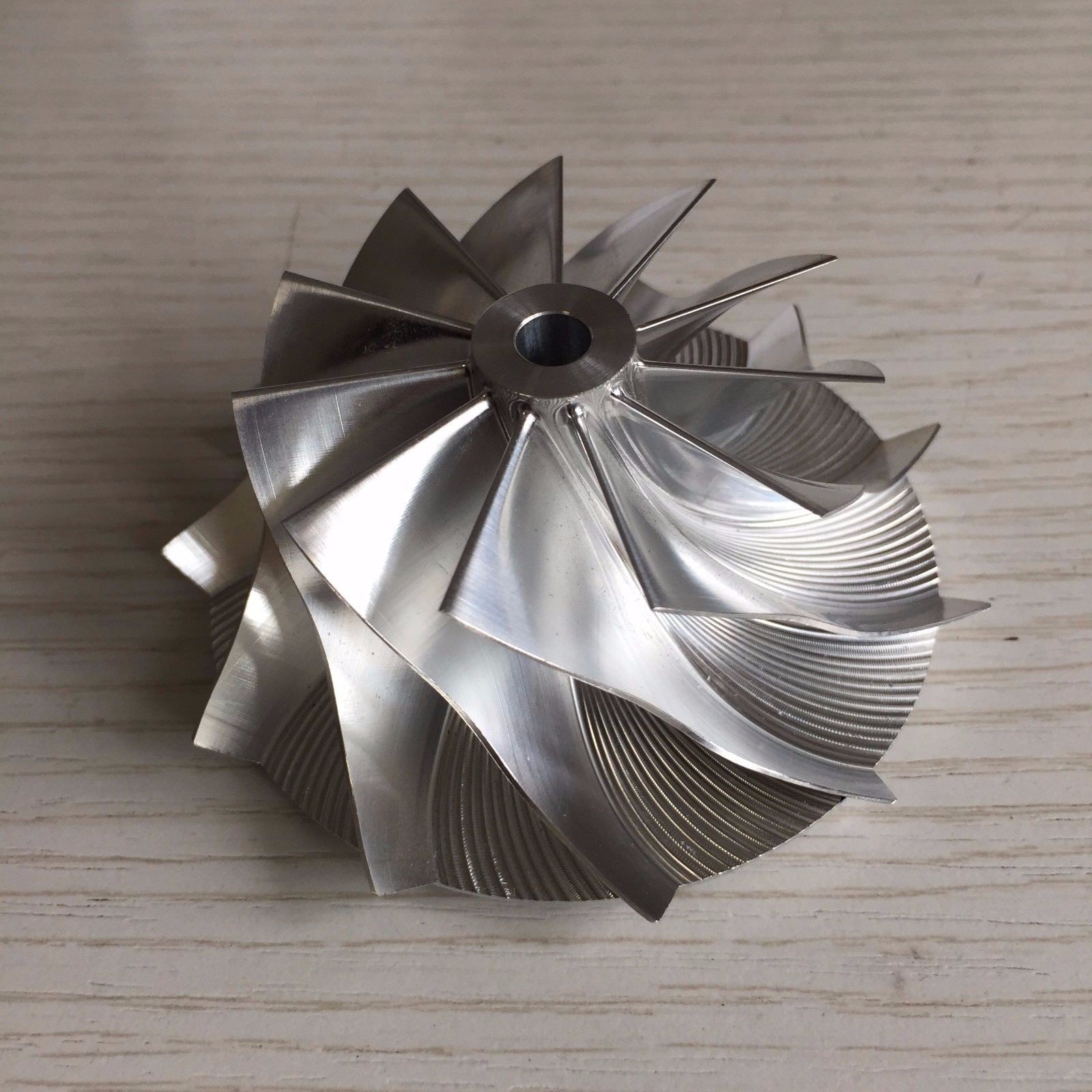 RHF55 48.62/65.00 mm 7+7 Blade Performance Turbine Billet Compressor Wheel VIET