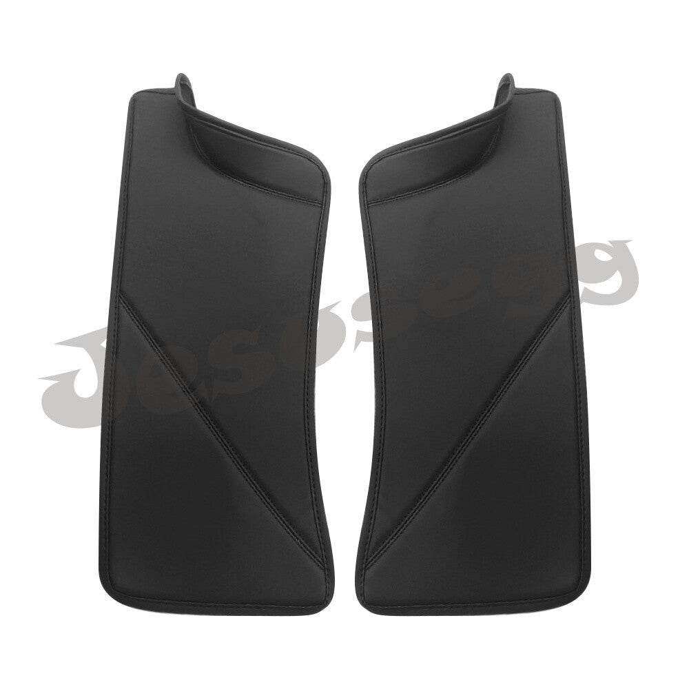Qty2 Black Rear Door Sill Pedal Protector Cover Fit for Tesla Model Y 2020-2022