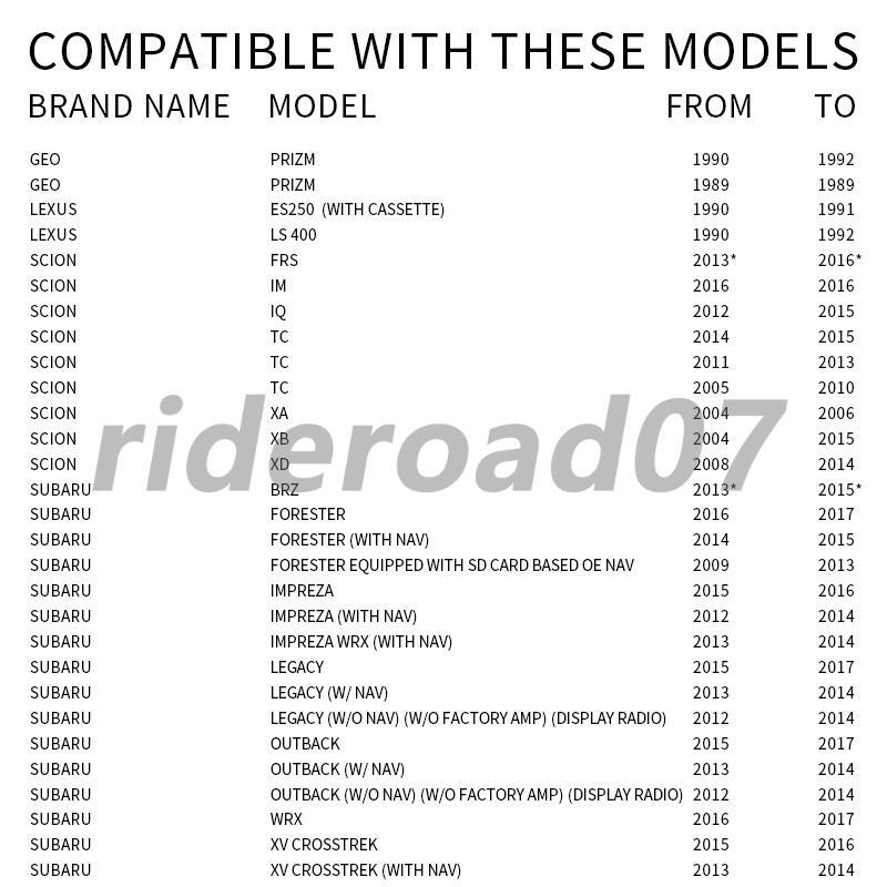 Add Amplifier Radio Subwoofer Wire for Toyota Sequoia FJ Cruiser 4Runner Tacoma