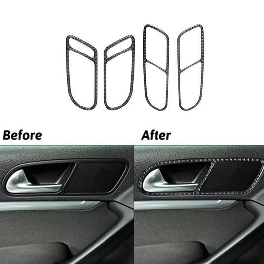 For 86 for Subaru BRZ 2017-2019 Carbon Fiber Inner Climate Console Cover Trim v