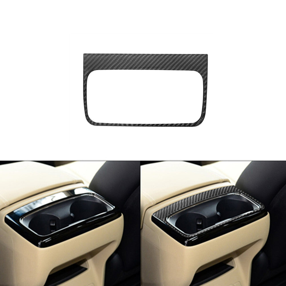 Central Armrest Panel Trim Cover Carbon Fiber Cover for Chrysler 300 2015-2017 v