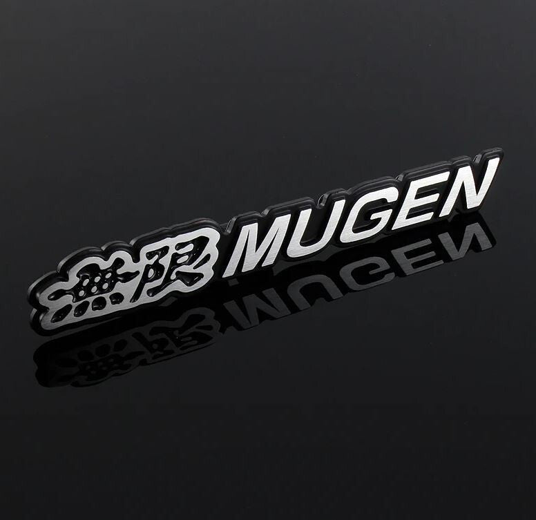 Mugen car rear sticker boot trunk badge black for Nissan