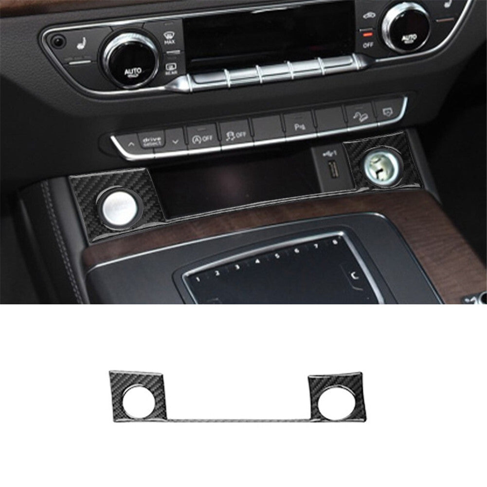 Red Carbon Fiber for Seat Heater Button Storage Box Cover for Corvette C6 v