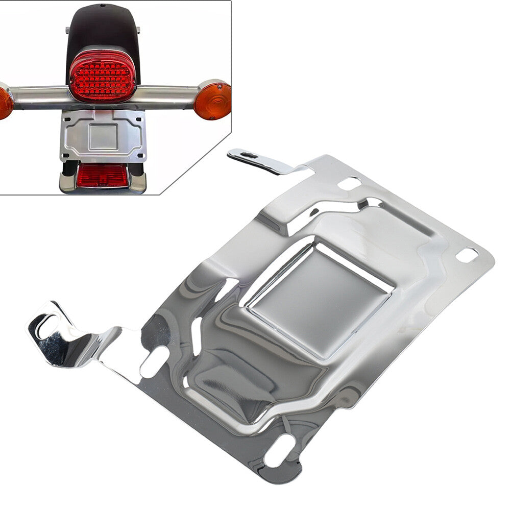 License Plate Relocation Mount Fit for Harley Heritage Softail Classic FLSTC 86-06