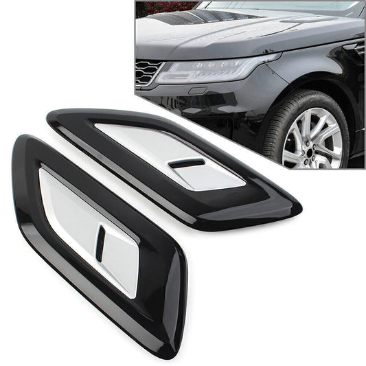 2x Front Hood Air Inlet Vent Grille Cover Trim for Land Rover for Range Rover Sport