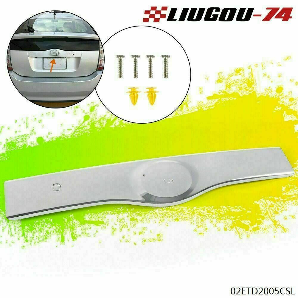Liftgate handle trim with chrome accents, suitable for 2004-09 for Toyota Prius US stock. Q