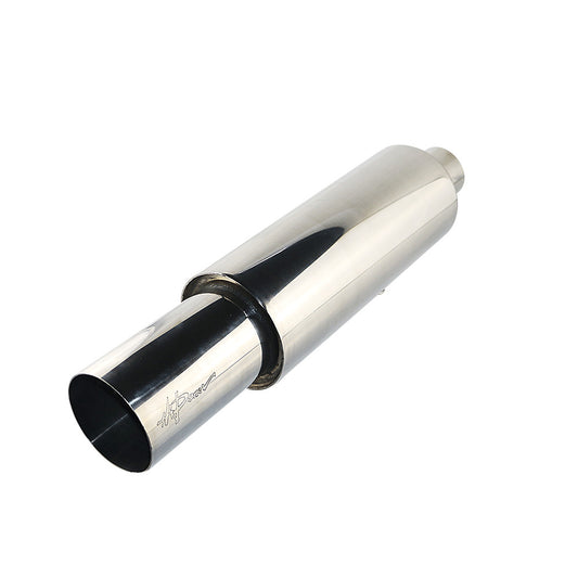 1x 2.5 ID 4 Outlet Great Sound Exhaust Muffler Tips 5 Body Resonator HPJ
