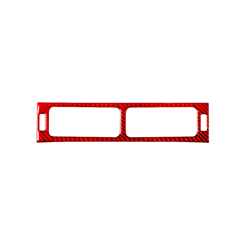 Red Carbon Fiber Center Air Vent Cover Trim For Silverado/tahoe/ for sierra 2007-2014