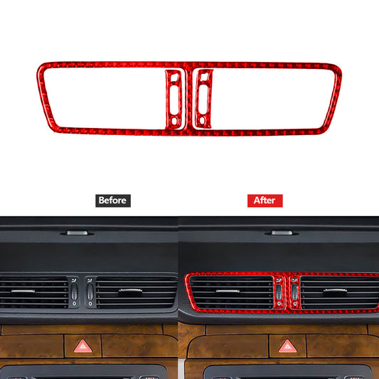2Pcs Carbon Fiber OBD Interface Panel Trim Cover For 718 2016-2022 v